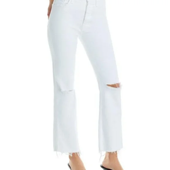 MOTHER High Rise White Jeans - Picture 4 of 11